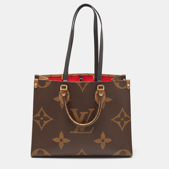 Louis Vuitton Handbags - LOUIS VUITTON Reverse Monogram Giant Canvas Onthego MM Bag